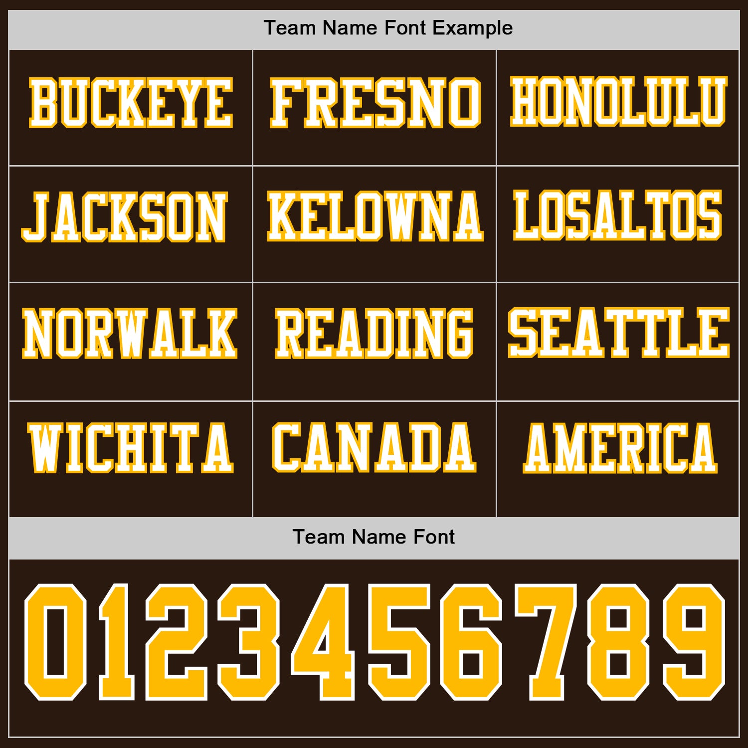 Custom Brown Gold-White Long Sleeve Authentic Football Jersey - Image 3